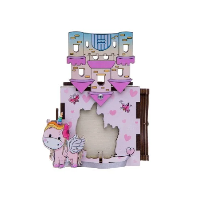 Дорожній бізікубик 10 см з Єдинорогом Дорожній бізікубик 10 см з Єдинорогом