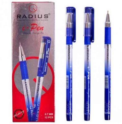 Ручки Radius I-Pen кулькова корпус с принтом стержень синій, 12 шт (1/12/144/1728)