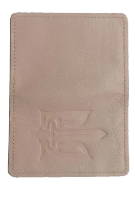 Обкладинка ID - 1 шкіра Тризуб меч бежевий тиснення Обкладинка ID - 1 шкіра Тризуб меч бежевий тиснення