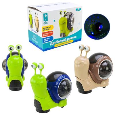 Равлик муз. арт. PL-724-20 (108шт/2) укр.мова, муз,пісня, у короб.10,9*9,1*13,5см