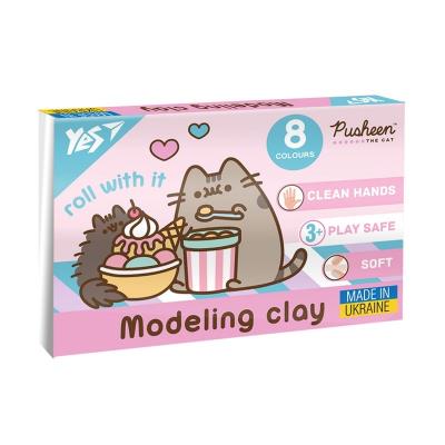 Пластилін Yes, 8 кол., 160г "Pusheen"