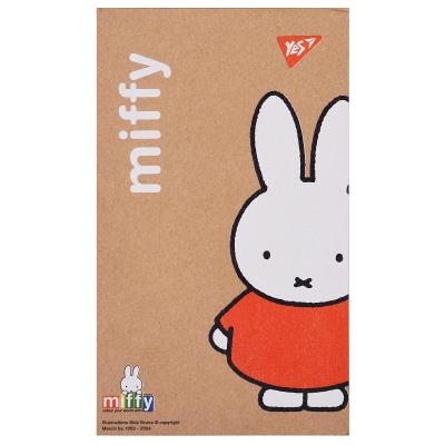 Блокнот А7+/80 кл клей, білила YES Miffy крафт