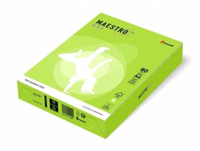 Бумага цветная Maestro Color Intensiv LG46, А4, 80г/м2, 500 листов, зеленый липа