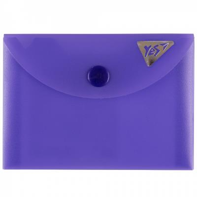 Папка-конверт Yes A7 на кнопці "Fusion" фіолетова