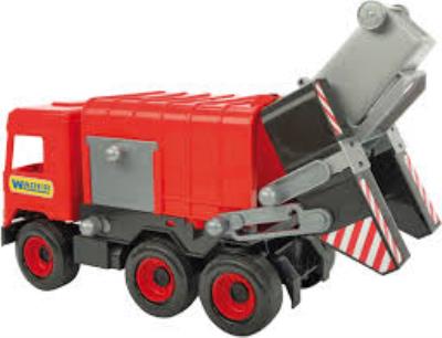 Игрушка "Middle truck" Авто мусоровоз (красный) в коробке
