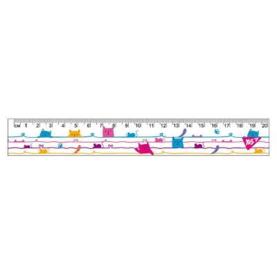 Лінійка YES 20см "Cats"