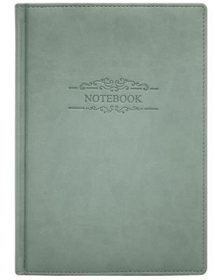 Щоденник недатований А5, тиснення "Notebook", Vivella, кремовий блок, сірий, клітинка