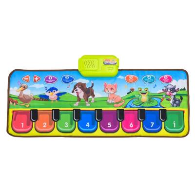 Килимок муз. арт. 757-10 (72шт/2) звуки тварин музика, ноти, р-н 80*30см, короб. 26,8*18,6*4,7см