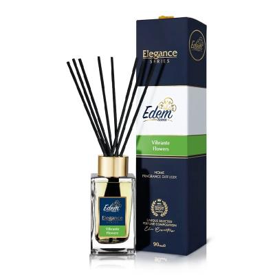 Аромадифузор з паличками ТМ "Edem" серія "Elegance" - Vibrante Flowers 90 ml (12/ящ)