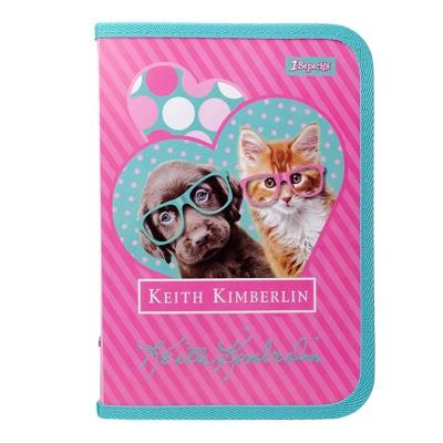Папка для зошитів 1Вересня пласт. на блискавці В5 "Keith Kimberlin"