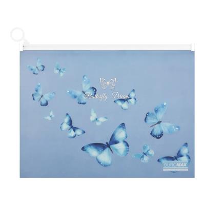 Папка-конверт на zip-блискавці ARABESKI, А4, матовий напівпрозорий пластик, синій електрик Папка-конверт на zip-блискавці ARABESKI, А4, матовий напівпрозорий пластик, синій електрик