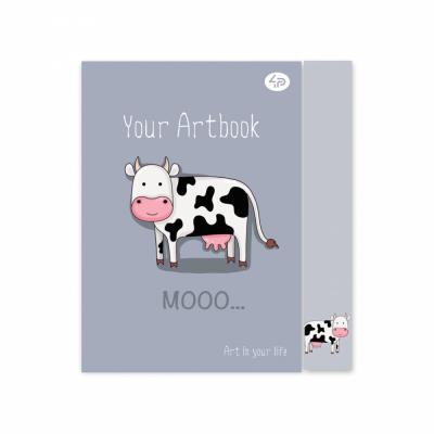 Блокнот TM Profiplan "Artbook cow", A6, 48 страниц
