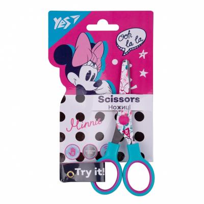 Ножницы детские YES "Minnie Mouse" 13 см, с принтом на лезвии, 480416 (1/12/360)
