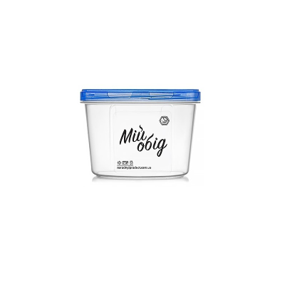 Ємність кругла з кришкою 700 мл, синя, арт.69с Ємність кругла з кришкою 700 мл, синя, арт.69с