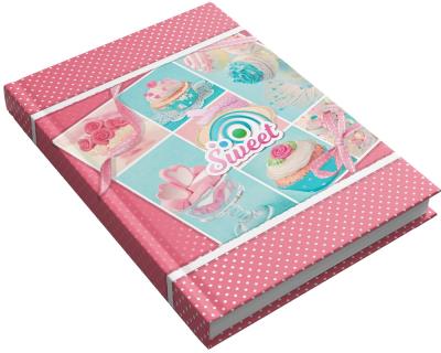 Блокнот "Тістечка" В6, 176арк, клітинка, тв.об, мат.лам.виб.УФ (1/10) Блокнот "Тістечка" В6, 176арк, клітинка, тв.об, мат.лам.виб.УФ (1/10)