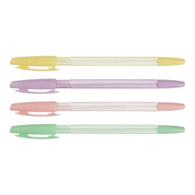 Ручка кулькова SIMPLE, 0.5мм, ассорті корпусів, сині чорнила