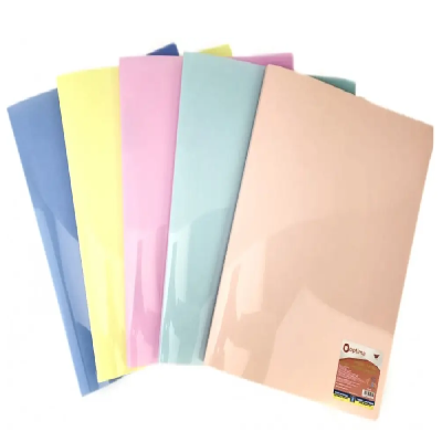 Папка-швидкозшивач А4 Optima CLIP A, пастельне асорті 