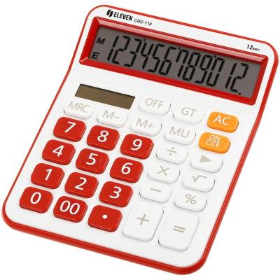 Калькулятор Eleven офісний CDC-110 WH-RD, 12 р.