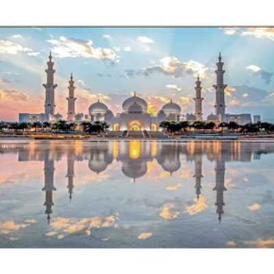 Набір для творчості алмазна картина Мечеть шейха Зайда Strateg розміром 30х40 см кв (HEG86039)