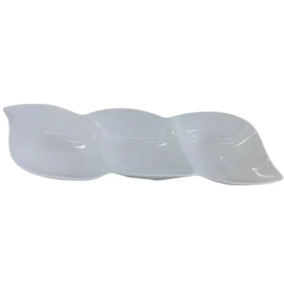 Блюдо LED SPATE / менажниця/ 3 секції 35х11.5 см (B010833)