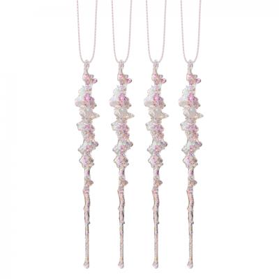 Бурульки декоративні Novogod'ko, 15 cм, 4 шт/уп, пластик