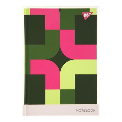 Блокнот YES А6/64 7БЦ "Abstraction. Black", лінія
