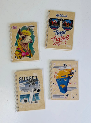 Блокнот на спiралi ТМ "Gold Brisk"80арк.ф.А-6 СБВ-14 Kraft (16/192)