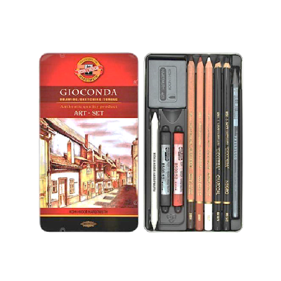 Набір художній GIOCONDA 8890, 10 предметів,мет.уп.