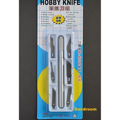 Набір для моделювання 6011: ніж макетний, 6 змінних лез, DAFA Набір для моделювання 6011: ніж макетний, 6 змінних лез, DAFA