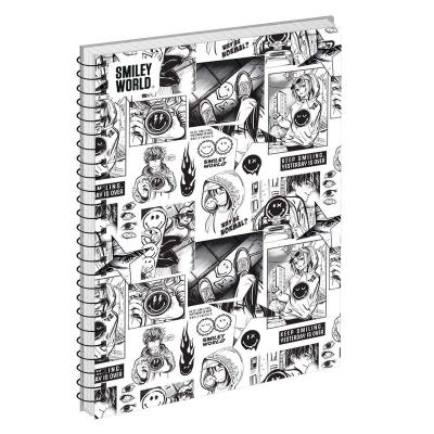 Зошит для записів Yes А4/80 од. спіраль "Smiley World" Keep smiling