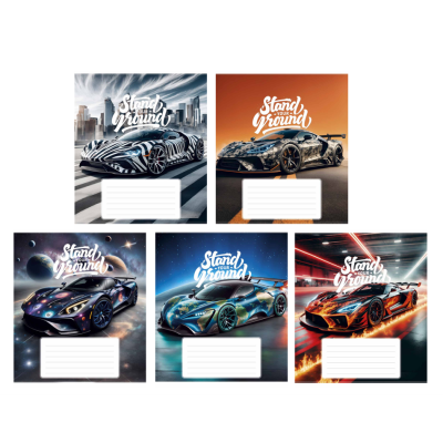 Зошит учнівський, 18 аркушів, у лінію, ВД-лак, Школярик, 018-3209L (1/25/250)