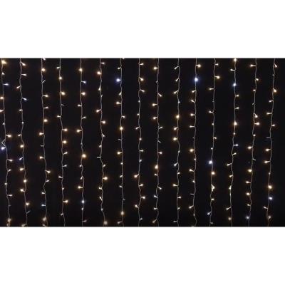 Електрогір. штора Novogod'ko, 272 LED, теплий білий, 3*2,6 м, мерехтіння Електрогір. штора Novogod'ko, 272 LED, теплий білий, 3*2,6 м, мерехтіння