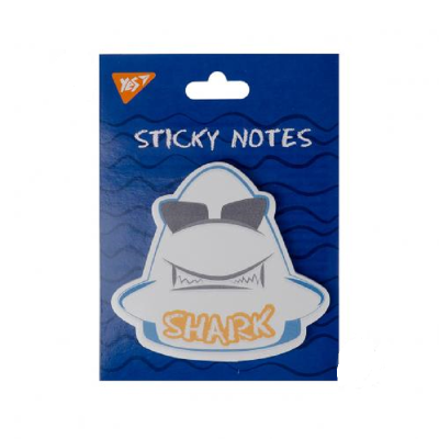 Папір з липким шаром фігурн."Shark", 40арк Папір з липким шаром фігурн."Shark", 40арк