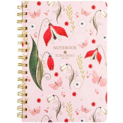 Блокнот на спіралі тв. об., А5, 80 арк,кл,TR,Secret Garden 1
