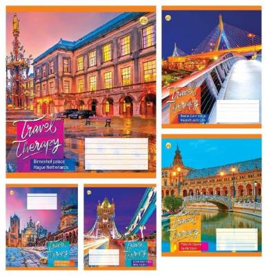 Зошит 18 арк.клітинка Тверда ТА51205 Travel, 20/400, 5к.