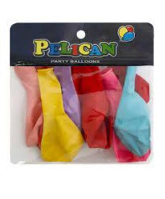 Кульки Pelican 10' (26 см), макарун асорті 1010-988, 10шт/у