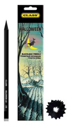 Олівець графітний Class, 118, Halloween, 2В, з гумкою (1/12/144/2880) Олівець графітний Class, 118, Halloween, 2В, з гумкою (1/12/144/2880)