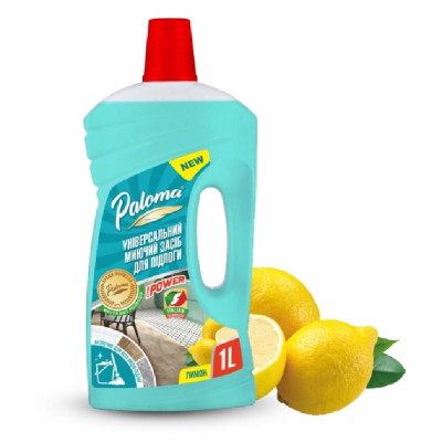 Миючий засіб Універсальний Paloma для підлоги Лимон 1000 мл (12 шт/ящ)