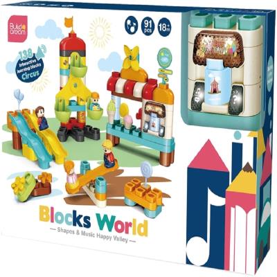 Конструктор з великих деталей Дитячий майданчик, 91 дет. світло, звук Конструктор з великих деталей Дитячий майданчик, 91 дет. світло, звук