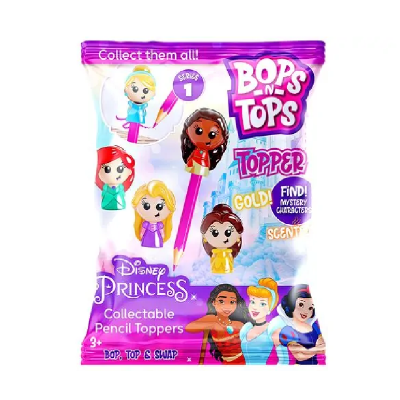 Колекційна фігурка-топер SAMBRO серії "Bop n Tops" – ПРИНЦЕСИ ДІСНЕЙ (1 фігурка, 21 вид в асорт.) Колекційна фігурка-топер SAMBRO серії "Bop n Tops" – ПРИНЦЕСИ ДІСНЕЙ (1 фігурка, 21 вид в асорт.)