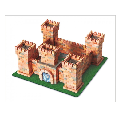 Іграшка-конструктор з міні-цеглинок "Замок дракона", серія "Мідл" 1080 деталей