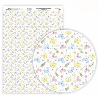 Бумага дизайнерская односторонняя „Sweet Girl“ 3, 21х29,7 см, глянцевая, 250 г/м2, ROSA TALENT