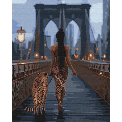 Набір для розпису по номерах "Хижі дівчата" 40х50см Набір для розпису по номерах "Хижі дівчата" 40х50см
