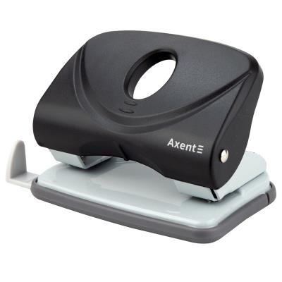 Діркопробивач для паперу Axent Welle-2 3820-01-A, пластиковий, 20 аркушів, чорний (1/12/96)