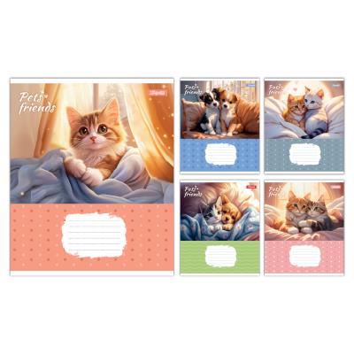 А5/12 кл. 1B Pets Frinds, зошит учнівський шкільний