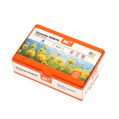 Фарби гуашеві Yes Orange Line 6 кол. 20 мл