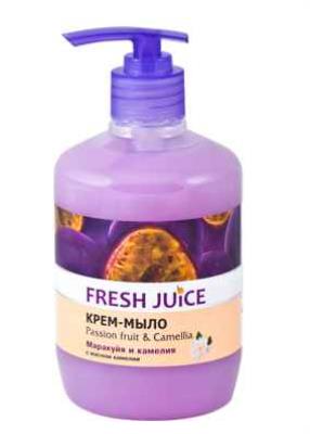 Крем-мыло жидкое Fresh Juice, Маракуя и Камелия, с маслом камелии, 460 мл Крем-мыло жидкое Fresh Juice, Маракуя и Камелия, с маслом камелии, 460 мл