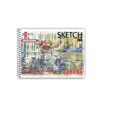 Альбом для акварелі SANTI "City", А5, "Paper Watercolour Collection", 20 арк, 200 г/м2