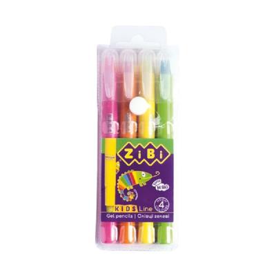 Гелевые карандаши, 4 цвета NEON