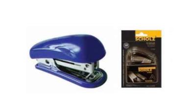 Степлер-мини Scholz, 4035, № 10, 1000 скоб, синий Степлер-мини Scholz, 4035, № 10, 1000 скоб, синий